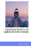 Il Processo Di Verre: Un Capitolo Di Storia Romana 052624576X Book Cover