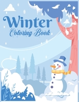 Christmas and Winter Coloring Book: Fun Coloring Activities With Snowmen, Santa Claus, Christmas tree ,Christmas light and Many More . B09C28527N Book Cover