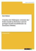 Ursachen der Diskrepanz zwischen der hohen Anzahl an Betrieben und der geringen Anzahl Auszubildender im deutschen Obstbau 3640476379 Book Cover