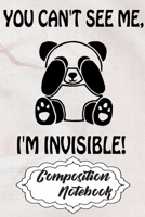 Composition Notebook: 110 Blank Lined Papers - 6x9 Personalized Customized Panda Composition Notebook Journal Gift For Panda Lovers 1676218130 Book Cover