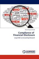 Compliance of Financial Disclosure 3845412216 Book Cover