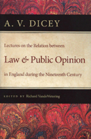 Lectures on the Relation between Law and Public Opinion in England during the Nineteenth Century 0865977003 Book Cover