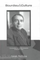 Bourdieu and Culture 0761960449 Book Cover