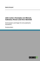 John Lockes Konzepte Von Mensch, Substanz, Person Und Ihrer Identitat 3640598652 Book Cover