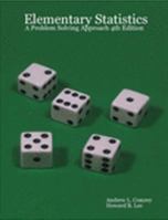Elementary Statistics: A Problem Solving Approach 069707837X Book Cover