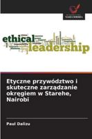 Etyczne przywództwo i skuteczne zarzadzanie okregiem w Starehe, Nairobi (Polish Edition) 6208803497 Book Cover