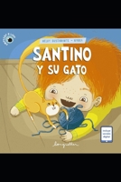 Santino y su gato: para empezar a leer (Cuentos Para Niños - Infancia E Infantiles - Los Mas Divertidos y Educativos (Parte 2)) B08SG8V8QX Book Cover