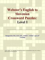 Webster's English to Slovenian Crossword Puzzles: Level 1 0497832623 Book Cover