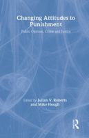 Changing Attitudes to Punishment 1843920026 Book Cover