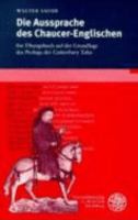 Die Aussprache des Chaucer- Englischen. 3825307832 Book Cover