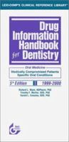 Drug Information Handbook for Dentist: 1999-2000 0916589781 Book Cover