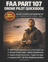 FAA PART 107 DRONE PILOT QUICKBOOK: Pass the FAA Remote Pilot Knowledge Test with Timed Practice Blocks, Domain Dashboards, Competency Heatmaps, and a 48-Hour Readiness Workflow B0GVKM8NJF Book Cover