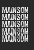 Name MADISON Journal Customized Gift For MADISON A beautiful personalized: Lined Notebook / Journal Gift, Notebook for MADISON,120 Pages, 6 x 9 inches ... Family Notebook,Customized Journal, T 1678596841 Book Cover