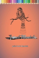 Animal Mandala paint book Mandala: Coloring books help reduce stress and relax / Drawing a long journey Gift, 35 Pages, 6x9, Puppies, Kittens, Cats, Dogs, Butterflies, Birds 1658071026 Book Cover