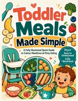 Toddler Meals Made Simple: A Fully Illustrated Quick Guide to Calmer Mealtimes & Picky Eating (The Calm Plate Collection) B0H6QYXXXY Book Cover