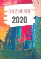 Jahresplaner 2020: Terminkalender 2020 - 366 Seiten (liniert) - Jeder Tag eine Seite - Tagebuch, Haushaltsbuch, Schreibheft, Büro, Notizen, Taschenbuch (German Edition) 1660475473 Book Cover