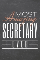 Most Amazing Masseur Ever: Secretary Dot Grid Notebook, Planner or Journal Size 6 x 9 110 Dotted Pages Office Equipment, Supplies Funny Secretary Gift Idea for Christmas or Birthday 167404450X Book Cover