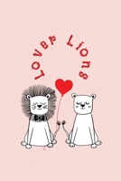 Lover Lions: Valentine's Day Gift - ToDo Notebook in a cute Design - 6" x 9" (15.24 x 22.86 cm) 1655024310 Book Cover