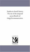 Studies in Church History 1021673552 Book Cover