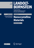 Nanocrystalline Materials: Subvolume B 3642415172 Book Cover