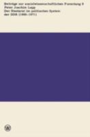 Der Staatsrat Im Politischen System Der Ddr (1960 1971) 3531111671 Book Cover