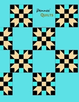 Pennee' QUILTS: Quilting Workbook: Notebook Journal, 8.5 x 11, 120 Pages - 24 1089401469 Book Cover