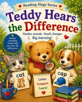 Teddy Hears the Difference: A Cute Phonics Book for Toddlers and Preschoolers (Ages: 2-6) (Reading Hugs) B0H1S111N6 Book Cover