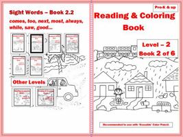 Reading & Coloring Book - Level 2 - Book 2 of 6 1958605069 Book Cover
