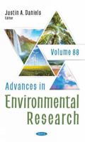 Advances in Environmental Research 1685075630 Book Cover