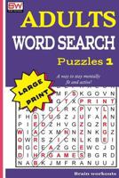 ADULTS WORD SEARCH Puzzles 1 1979147515 Book Cover