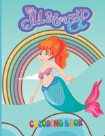 Mermaid Coloring Book: Perfect Kids Coloring Book For Everyday Learning B09918FHJG Book Cover
