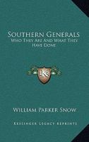 Southern Generals 0548306362 Book Cover