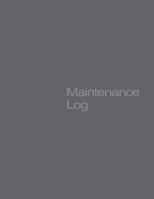 Maintenance Log 153315080X Book Cover