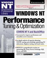 Windows Nt Performance Tuning & Optimization (Windows Nt Professional Library) 0078824966 Book Cover