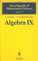 Algebra IX: Finite Groups of Lie Type. Finite-Dimensional Division Algebras (Encyclopaedia of Mathematical Sciences) 3540570381 Book Cover