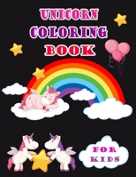 Unicorn coloring book: awesome unicorn coloring books for kids(ages 4 to 10)-children coloring book-50 unique design -large (8.5x11) 1708606556 Book Cover