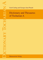 Dictionary and Thesaurus of Tocharian a 3447120029 Book Cover