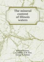 The Mineral Content of Illinois Waters 1358299064 Book Cover