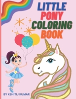 Little Pony Coloring Book B0BQ5DRV9C Book Cover