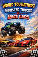 Would You Rather? Monster Trucks vs. Race Cars: A Fun and Interactive Question Game Book for Kids Who Love Monster Trucks, Race Cars, and High-Speed Adventures (Ages 6–10) B0GPLD8LVS Book Cover