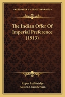 The India offer of imperial preference 1241069611 Book Cover