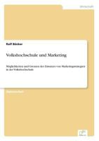 Volkshochschule Und Marketing 3838635264 Book Cover