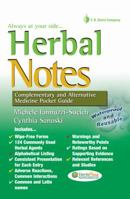 Herbal Notes: Complementary & Alternative Medicine Pocket Guide 0803620497 Book Cover