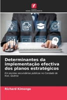 Determinantes da implementação efectiva dos planos estratégicos 6205859319 Book Cover