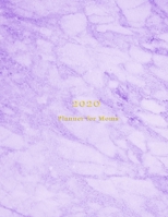 2020 Planner for Moms: New years goal achieving organiser for buisy children Monthly and weekly planning sections, goals, to do lists, recaps and organising pages Cute bright pink marble pattern 1708491430 Book Cover