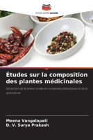 Études sur la composition des plantes médicinales (French Edition) 6209936857 Book Cover