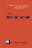 Datensicherheit: Methoden, Massnahmen Und Auswirkungen Des Schutzes Von Informationen 3519024721 Book Cover