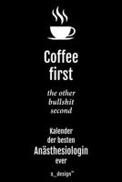 Kalender 2020 f�r An�sthesiologen / An�sthesiologe / An�sthesiologin: Wochenplaner / Tagebuch / Journal f�r das ganze Jahr: Platz f�r Notizen, Planung / Planungen / Planer, Erinnerungen & Spr�che 1676972633 Book Cover