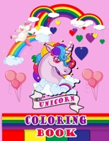 Unicorn coloring book: awesome unicorn coloring books for kids(ages 4 to 10)-children coloring book-50 unique design -large (8.5x11) 1708606556 Book Cover