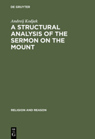 A Structural Analysis Of The Sermon On The Mount 311010833X Book Cover